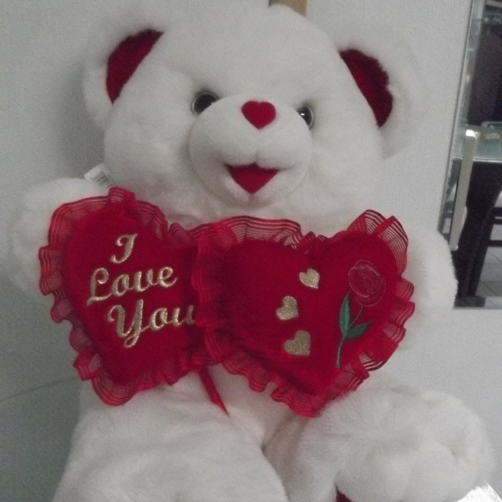 VALENTINE'S TEDDY BEAR -I LOVE YOU -  2000